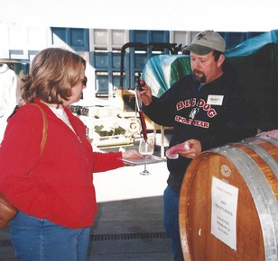 Rusty in his early days at Vino Noceto
