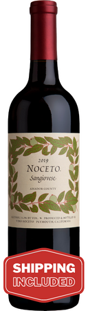 2019 Sangiovese Case CLUB SHIP, 12x750ml