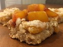 Frivolo-Peach Shortbread Bars