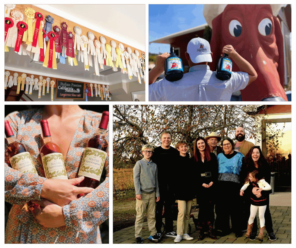 The Gullett Family and their award-winning Sangiovese