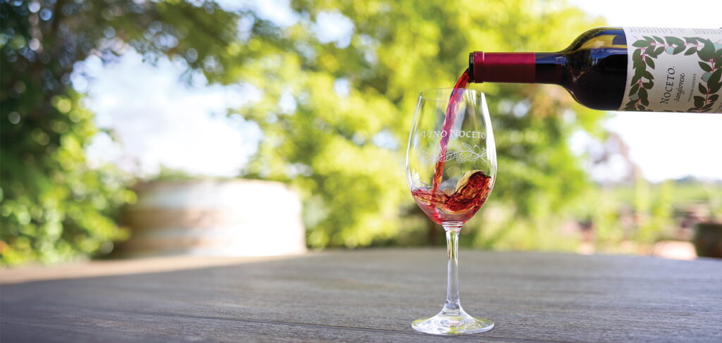 Sangiovese Pour Wine Glass